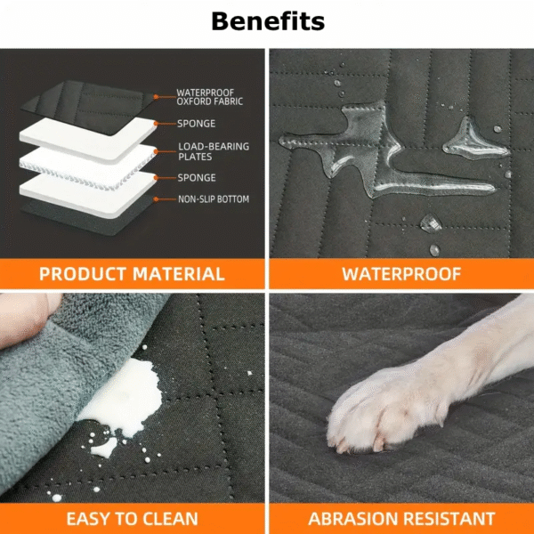 RideGuard hard dog seat
